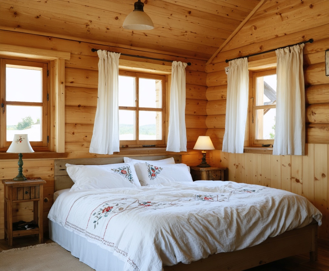 Útulná izba vo vidieckom penzióne