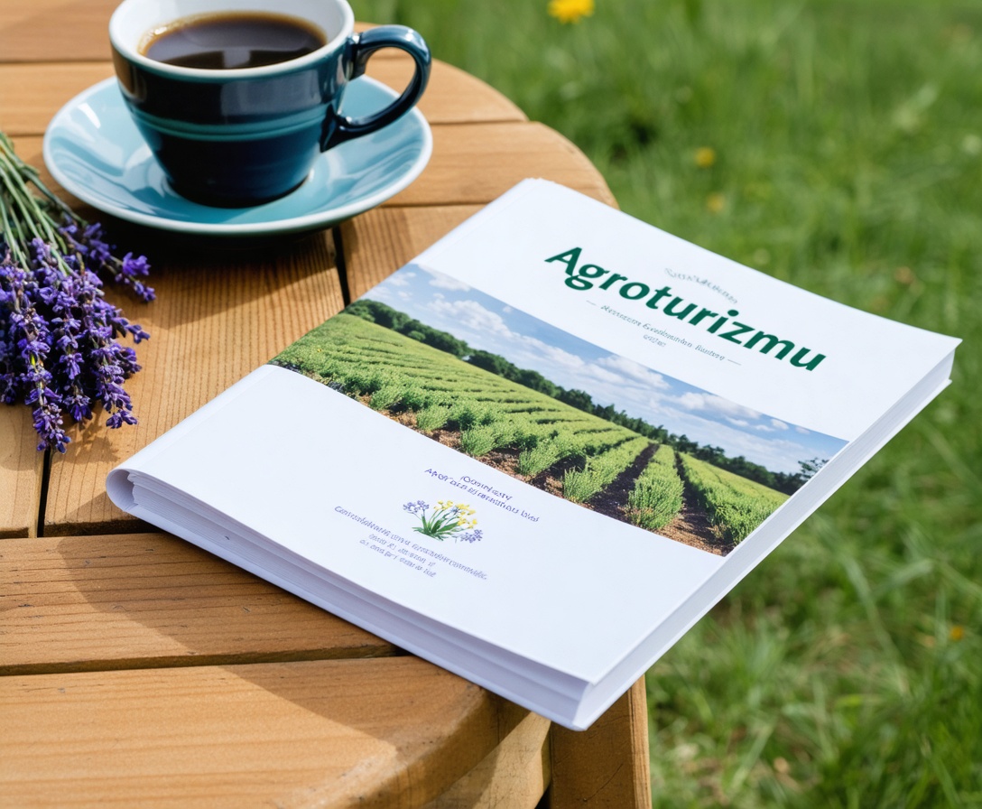 Vytlačený sprievodca Agroturizmus na záhradnom stole