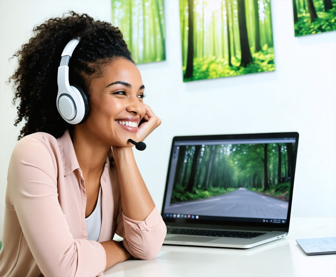 Naša kolegyňa na zákazníckej podpore pripravená pomôcť